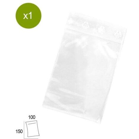 Sachet Zip 100x150mm 50µ (1/3)