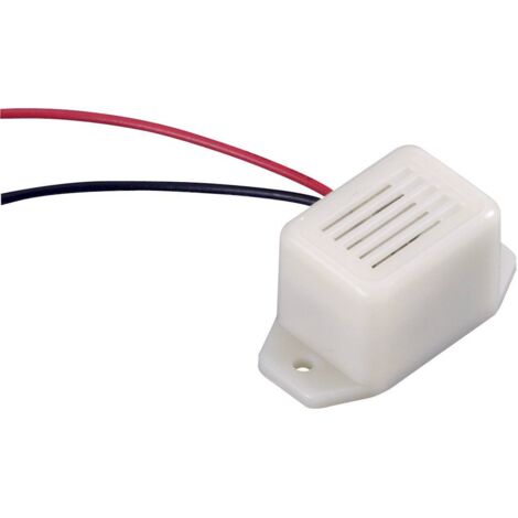 Sonstige – Buzzer miniature 80 dB – Alimentation 12V – Fixation par vis – Pour systèmes d'alarme et minuteries (1/2)