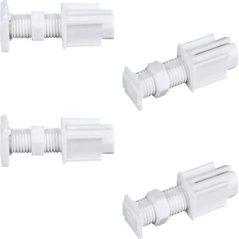 Ensemble de 4 stores accessoires sans perforation, stores tout convient, kit de support d'installation facile (1/5)