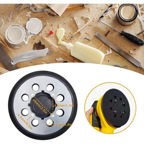 Patron Abrasif De Remplacement (Backing Pad) Pour Ponceuse Porter Cable 14700 / 7335 - Lot De 1 - Neuf
