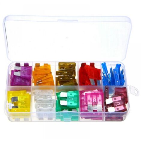 Set 10 Fusibili Per Auto, Moto, Camion – 5A 8A 16A 25A – Senza Marca