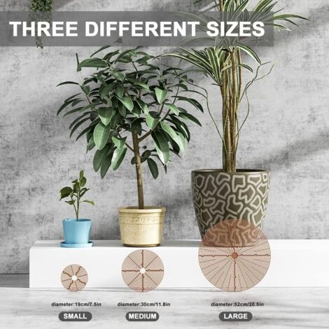 Lot De 2 Grilles De Protection Noires Pour Jardinière, Avec