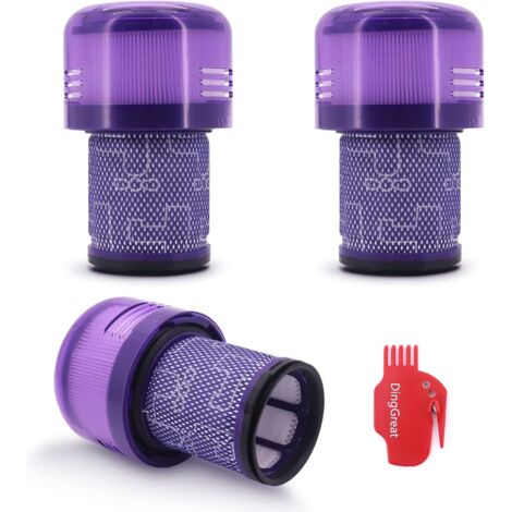 Lot De 3 Filtres De Rechange V12 971517-01 Pour Aspirateur Dyson V12 Detect Slim