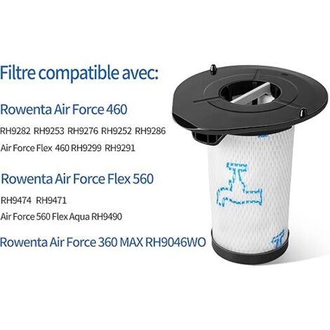 RS-2230001491 - Aspiratore Di Ricambio Per Rowenta Air Force 560, 560 Flex, 760 Flex