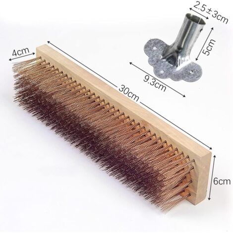 303 Brosse à Tapisserie - Poils En Crin De Cheval Naturel - Ergonomique, Robuste Pour Taches Tenaces, Douce Pour Sièges Cuir Et Tissus
