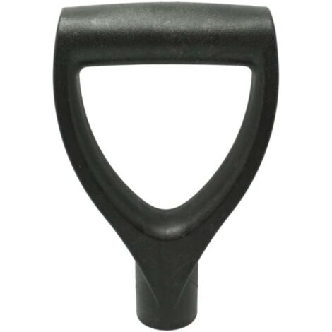 Csparkv – Manche D Grip en plastique noir pour bêche et pelle – Compatible outils 3 cm – Installation facile – Résistant aux chocs et aux intempéries (1/5)