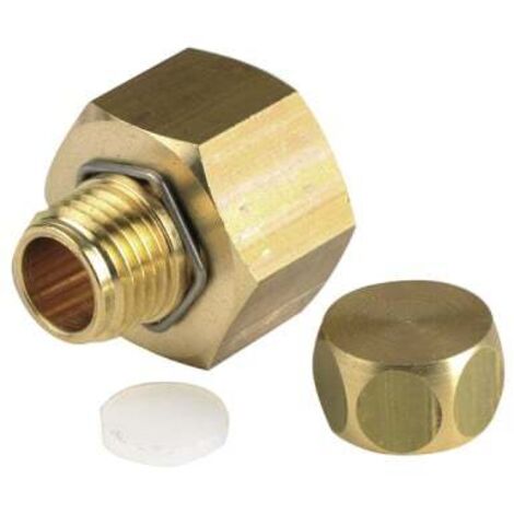 Robinet vidange complet après 89 – Pour circuits hydrauliques et gaz – Compatible avec modèles FRISQUET – F3AA40790