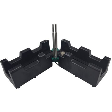 Coocheer – Boîte à onglets 2 en 1 pour plinthes jusqu'à 100 mm – Angles 85 à 180° – Découpe précise avec broches de guidage intégrées