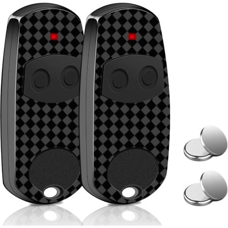 Télécommande Compatible avec Came, 2 Pièces Telecommande Portail TOP432EE, 433,92 MHz 2 Canaux Compatible Top432, Top432EE(Comprend 2 Batteries Supplémentaires) (1/5)