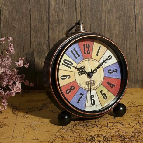 SENYURI Petite Horloge Murale Analogique Silencieuse Sans Tic-tac à