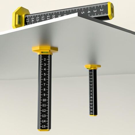 Outil Carrelage Règle De Nivellement 4 En 1 - Double Face Pour Plafonds & Murs Outils Carrelage
