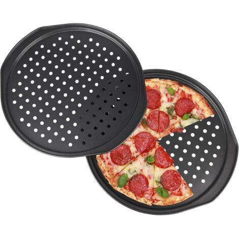 Lot De 2 Assiettes Rondes En Acier Inoxydable De 26 Cm - Assiettes En Lot De 2 Assiettes Rondes En Acier Inoxydable De 26 Cm - Assiettes En