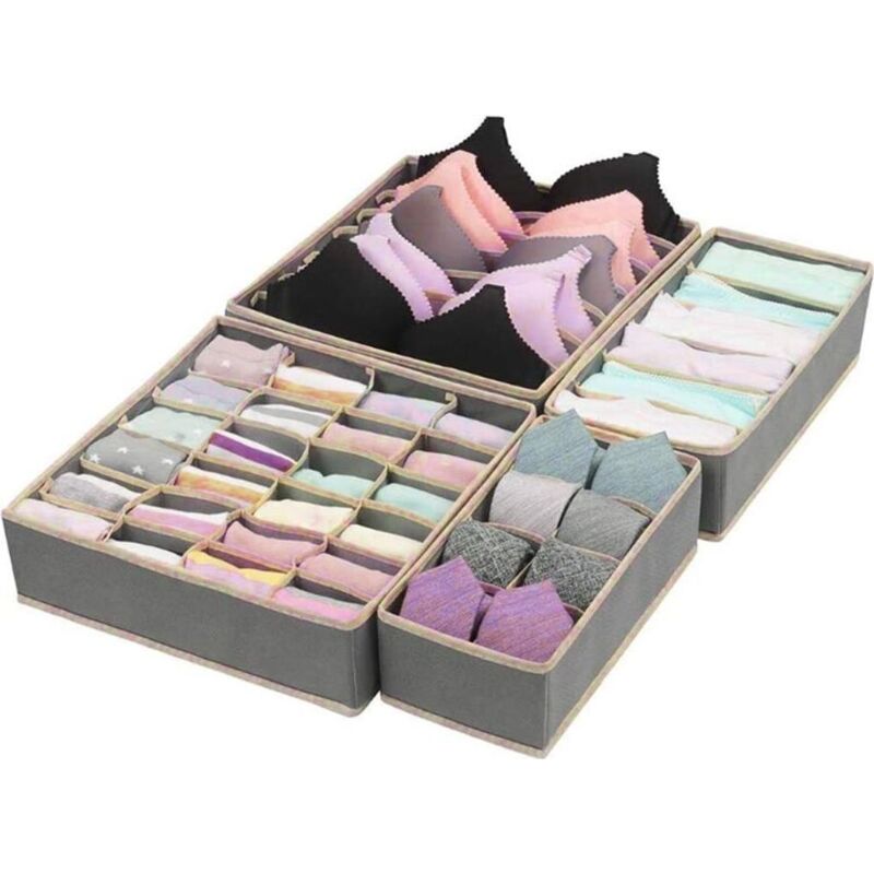 Lot De 10 Sacs à Linge Solides Avec Fermeture éclair En Filet