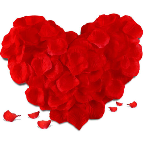 5 sachets de feuilles artificielles pour roses, feuilles de roses artificielles rouges (1/4)