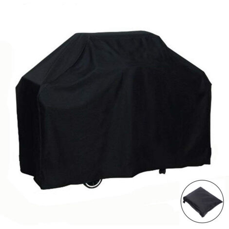 Housse de Barbecue XL 210D Oxford Imperméable – Protection Anti-UV & Coupe-Vent pour Barbecue à Gaz – Avec Aérations Latérales, Poignées Renforcées et Sac de Rangement – 170×61×117 cm