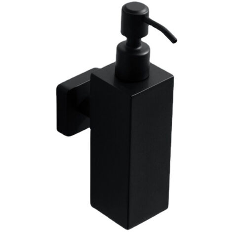 Distributeur de Savon Mural Rechargeable - Design Carré Moderne - Acier Inoxydable - Pour Salle de Bain et Cuisine - Sans Contact - Installation Facile - Économique et Écologique