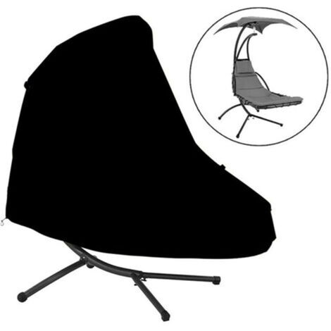Housse de Protection pour Hamac Suspendu - Tissu Oxford 420D Imperméable - Protection contre UV, Pluie et Poussière - Dimensions 185x117x198 cm - Pour Jardin et Terrasse