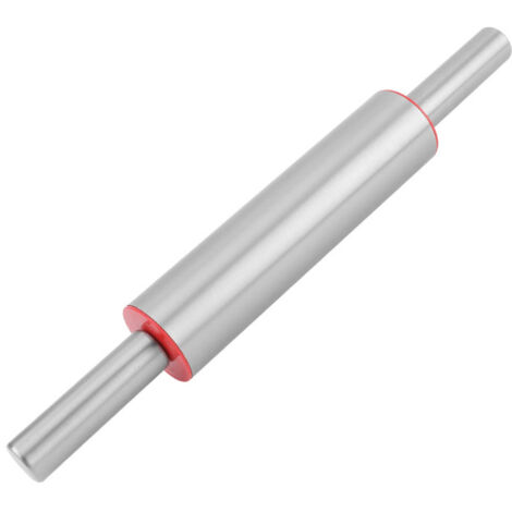 Rouleau à Pâtisserie Inox 35,5 cm – Antiadhésif, Hygiénique, Inusable – Pour Pâte, Pizza, Biscuits, Pâtisserie Maison