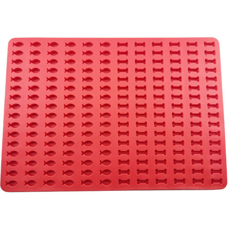Moule à Pâtisserie 2 Parties pour Friandises pour Chiens - Inclut Tapis de Cuisson en Silicone, Kit Complet