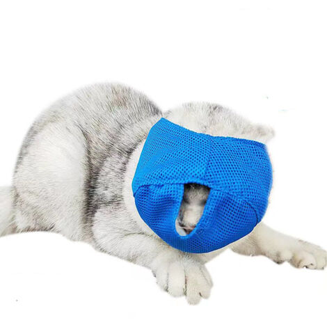 Lot de 2 masques de toilettage pour chat avec motif de visage de chat, taille S, couleur bleue, pour un toilettage en toute tranquillité