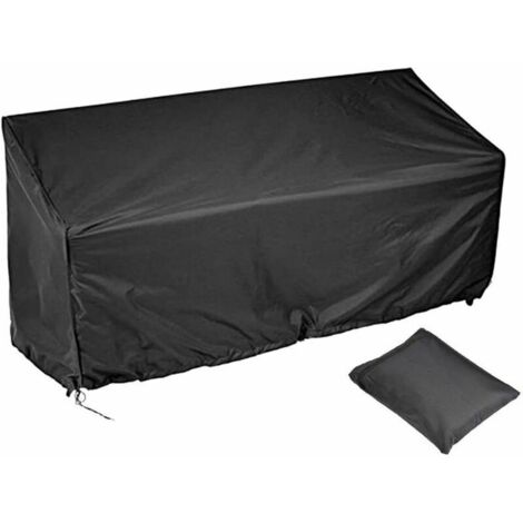 Housse imperméable pour banc de jardin, protection pour assise de banc de jardin, 162 x 66 x 63/89 cm (1/5)