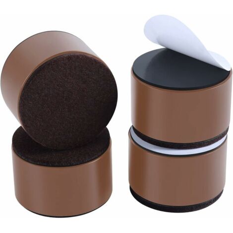 Rehausses de meubles en acier de 52 mm, rehausseurs robustes pour pieds de table et de lit, rehausseurs de lit de 5,2 cm de hauteur, 4 rehausseurs de lit, pieds de canapé