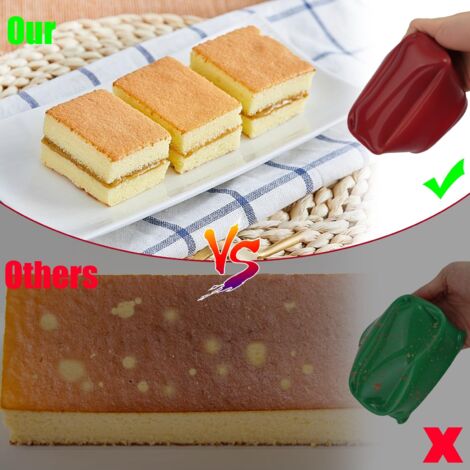 Lot De 4 Moules à Gâteau Ronds En Silicone 10/15/20/25 Cm - Antiadhésifs Rouge Pour Pâtisserie