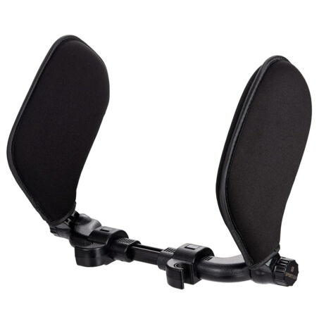 Appui-tête voiture noir 3ᵉ génération, 23.5×18×7 cm, soutien cervical ergonomique en mousse haute résilience
