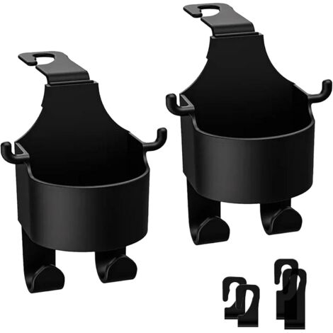 Lot de 4 porte-gobelets auto universels, supports stables pour boissons, installation simple sur console ou portières