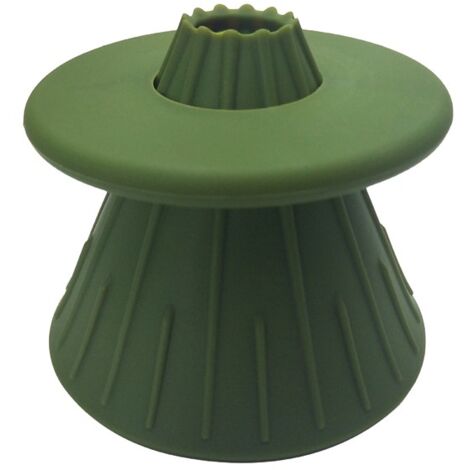 Filtre à café réutilisable en silicone – Filtration manuelle – Vert – Avec anneau (1/5)