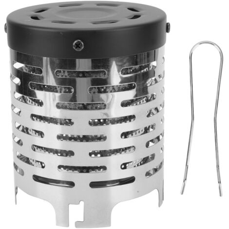 Housse de protection pour réchaud de camping – Couvercle chauffant portable en acier inoxydable