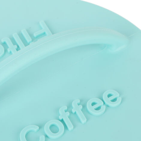 Boîte anti-poussière pour filtres à café – Rangement en silicone pour papier filtre – Vert menthe