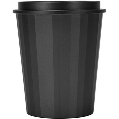 Gobelet doseur café 58 mm en aluminium – Récepteur de mouture pour machine à café – Noir