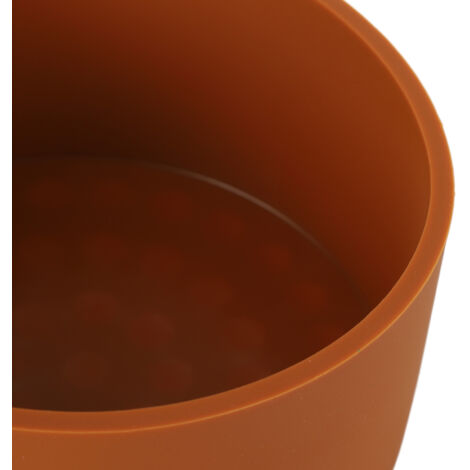 Boîte anti-poussière pour filtres à café – Rangement en silicone – Caramel et jaune gingembre