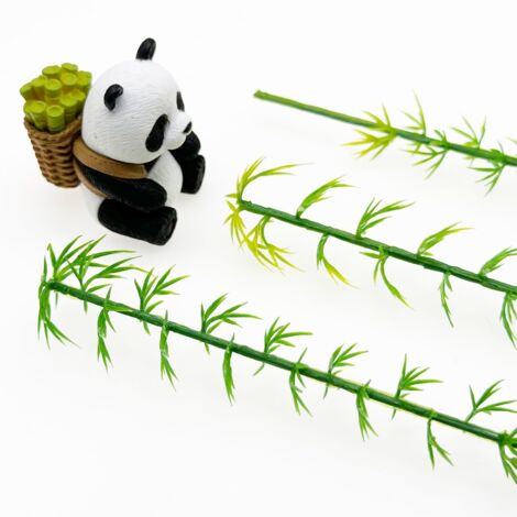 30 Arbres Bambou Miniatures + 2 Rochers Mousse – Modélisme Paysage 2 Tailles Vert Pour Train Maquette DIY