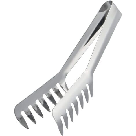 Lot de 2 pinces de service alimentaires en acier inoxydable, longueur 23 cm, ustensiles de cuisine
