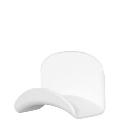 Lot de 2 supports muraux pour casque audio avec adhésif puissant, coloris blanc