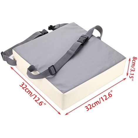 Rehausseur De Chaise Enfant Modulable – Hauteur Ajustable, Antidérapant, Compatible Toutes Chaises, Noir