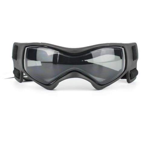 Lunettes de protection pour chien avec filtre UV, monture confortable, coloris noir taille M (1/3)