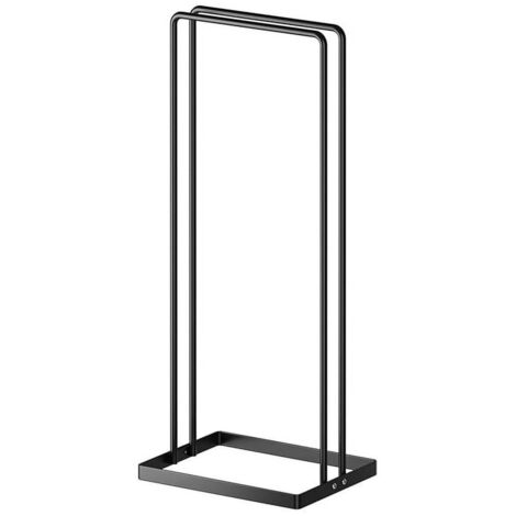 Soutien, cintre, organisateur, cintre, de grande capacité, acier, noir, 15.7"x 6.7"x 5.1"