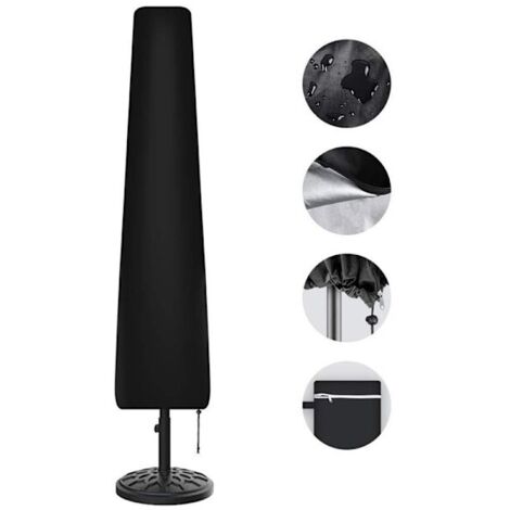 Jardin parasol couvercle diamètre 2m 4m 420D Oxford parasol couverture pour les 9 à 11 pieds H190 x 30/50cm (1/5)