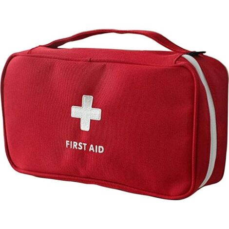 Tissu Medizintasche, Trousse de voyage, Sac à Betreuertasche pour les Familles de Premiers Secours Sac Notfalltasche Rouge