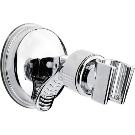 Duschkopfhalterung Ventouse Sans Perçage pomme de douche Support Duschhalterung Réglable de support de douche salle de Bain Ventouse 360° Rotatif support de douche Douchette Douche