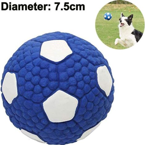 Hundeball Indestructible,jouets pour chien Quitschend,jouets pour chien Balle,Hundeball,Hundebälle Siffleurs,Squeaker Balle jouets pour chien,pour Nettoyer les Dents et Masser les Gencives, en Caoutch