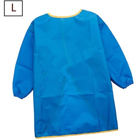 Les enfants Malkittel - Enfants Bastelkittel - Enfants Jupe - Tablier à Manches longues - Rouge L (1/4)