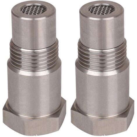 2 PCS Rallonges de Capteur Détrompeur Lambda, 46,5mm Capteur D'Oxygène, D'Oxygène Pour Extender Entretoise, Filtre Detrompeur Sonde Lambda, Pour Voitures Moteur Les Systèmes D'Echappement M18 x1.5