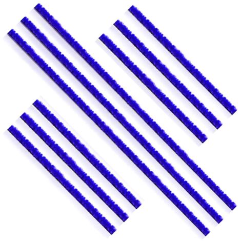 Lot de 9 bandes de feutre douces en peluche pour Dyson V6, V7, V8, V10, V11, pièces de rechange souples, pour aspirateur, têtes de nettoyage d'aspirateur, 3 longues (23 cm), 6 courtes (11,5 cm)