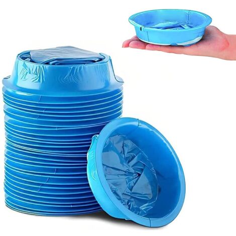 Sacs à Vomi Jetables Pour les Voyages et le Mal des Transports, 10 Pièces Sacs de Vomi, pour le sport, l'avion, le taxi, le mal des transports dans la voiture, etc,1000 ml