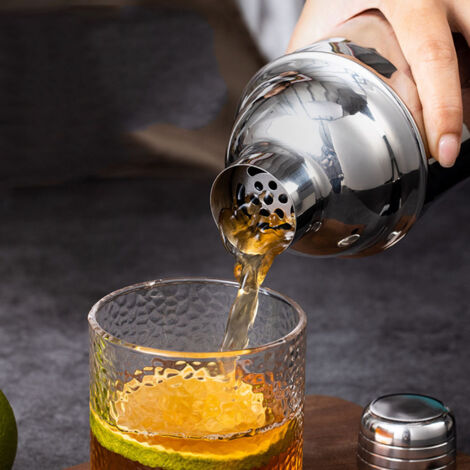 Dredge Shaker à Poudre En Acier Inoxydable Polyvalent Tamis à Sucre De Cuisine Assaisonnement épices Condiments Sel Poivre Café Poudre Shaker Bouteille Cuisson Drague (L