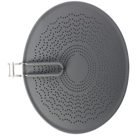 Couvercles Anti-éclaboussures - Lot De 2, 32 Cm, Silicone Et Acier Inox, Pliables Couvercle Anti éclaboussures